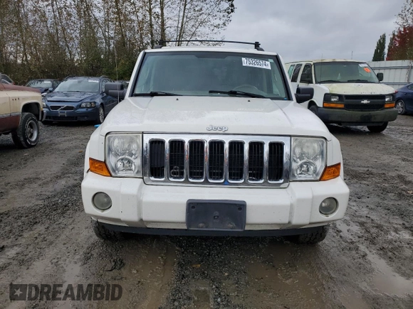 2008 Jeep Commander Sport with VIN 1J8HG48N48C241732, listed as a Copart auction lot 75326574 with 218,447 mi miles and Clean title. Bid and sale history available at DreamBid. Image 5.