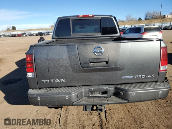 2012 Nissan Titan SV with VIN 1N6BA0EC2CN317761, listed as a Copart auction lot 89278215 with Not Provided miles and Salvage Title. Bid and sale history available at carsss.com. Image 6.