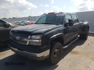 2004 Chevrolet Silverado 3500 DRW with VIN 1GCJK33134F105638, listed as a Copart auction lot 59279344 with 169,406 mi miles and Salvage Title. Bid and sale history available at carsss.com. Image 1.