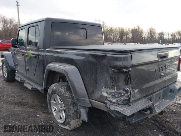 2021 Jeep Gladiator Willys with VIN 1C6HJTAGXML502037, listed as a IAAI auction lot 41225448 with 53,154 mi miles and . Bid and sale history available at carsss.com. Image 6.