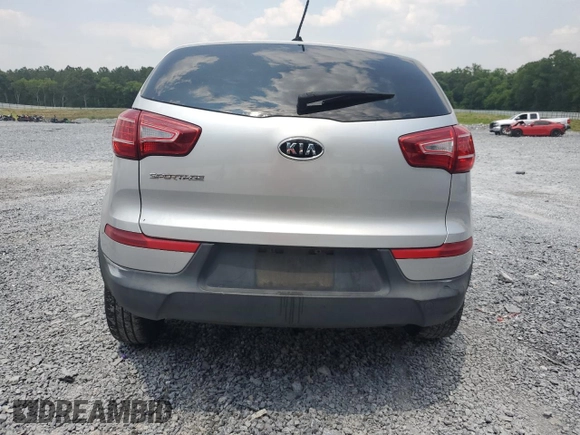 2011 Kia Sportage with VIN KNDPB3A26B7044153, listed as a Copart auction lot 59281175 with Not provided miles and Salvage title. Bid and sale history available at DreamBid. Image 6.