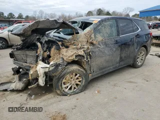 2021 Chevrolet Equinox LT with VIN 3GNAXKEV2MS125376, listed as a Copart auction lot 47312275 with 112,292 mi miles and Salvage Title. Bid and sale history available at DreamBid. Image 1.