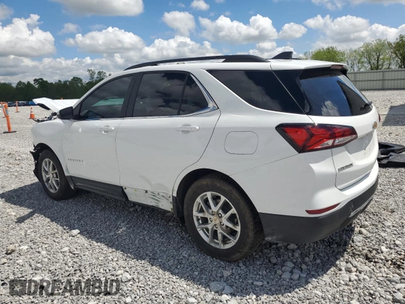 2023 Chevrolet Equinox LT with VIN 3GNAXUEG0PS141237, listed as a Copart auction lot 57030815 with 39,960 mi miles and Salvage title. Bid and sale history available at DreamBid. Image 2.
