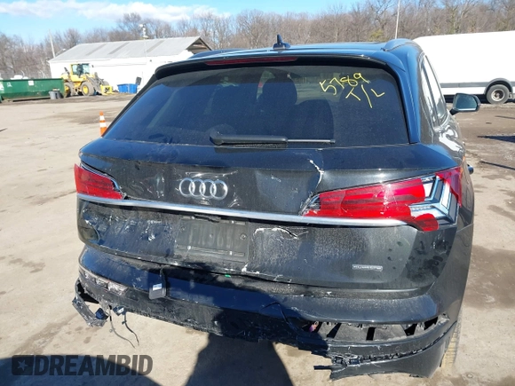 2021 Audi Q5 Premium Plus with VIN WA1BAAFY9M2048397, listed as a IAAI auction lot 41486775 with 39,624 mi miles and . Bid and sale history available at DreamBid. Image 16.