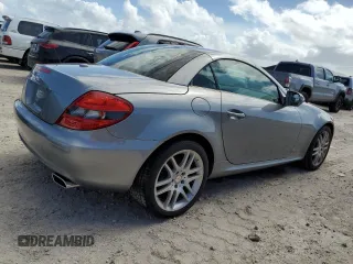 2009 Mercedes-Benz SLK-Class 3.0L with VIN WDBWK54F69F195983, listed as a Copart auction lot 75302124 with 0 mi miles and Salvage Title. Bid and sale history available at carsss.com. Image 3.