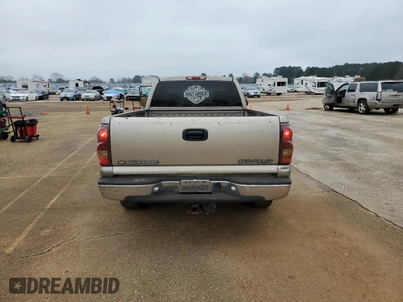 2003 Chevrolet Silverado 1500 LS with VIN 1GCEC19T23E314224, listed as a Copart auction lot 44704185 with 195,422 mi miles and Salvage Title. Bid and sale history available at DreamBid. Image 6.