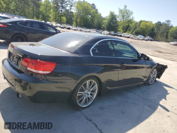2010 BMW 3 Series 335i with VIN WBAWL7C59AP476237, listed as a Copart auction lot 52363615 with Not provided miles and Salvage title. Bid and sale history available at DreamBid. Image 3.