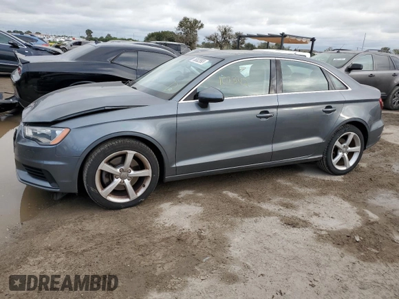 2015 Audi A3 1.8T Premium with VIN WAUACGFF9F1011532, listed as a Copart auction lot 76002993 with 107,342 mi miles. Bid and sale history available at carsss.com. Image 1.