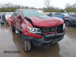 2018 Chevrolet Colorado 4WD ZR2 with VIN 1GCPTEE16J1138755, listed as a IAAI auction lot 41215626 with 118,661 mi miles. Bid and sale history available at carsss.com. Image 1.