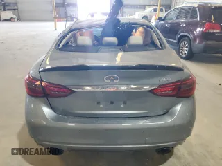 2018 Infiniti Q50 3.0t LUXE with VIN JN1EV7AP4JM364883, listed as a Copart auction lot 51528925 with 0 mi miles and Salvage Title. Bid and sale history available at carsss.com. Image 6.