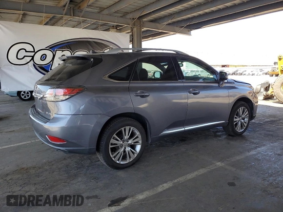 2013 Lexus RX 350 with VIN 2T2BK1BA3DC170312, listed as a Copart auction lot 62515045 with 115,589 mi miles and Salvage title. Bid and sale history available at DreamBid. Image 3.