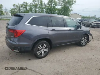 2017 Honda Pilot EX-L with VIN 5FNYF6H58HB066653, listed as a Copart auction lot 58304875 with 67,457 mi miles and Salvage title. Bid and sale history available at DreamBid. Image 3.