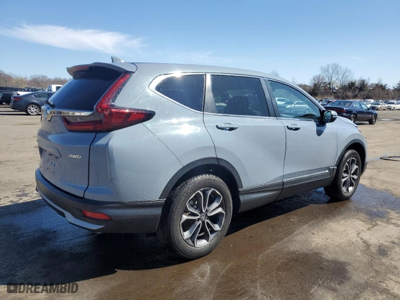 2021 Honda CR-V EX with VIN 5J6RW2H56MA002976, listed as a Copart auction lot 51497165 with 31,643 mi miles and Salvage Title. Bid and sale history available at carsss.com. Image 3.