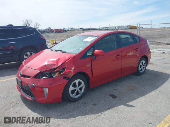 2013 Toyota Prius One with VIN JTDKN3DU5D0344180, listed as a IAAI auction lot 41961084 with 90,173 mi miles and . Bid and sale history available at DreamBid. Image 21.