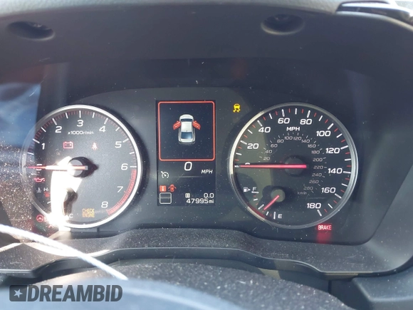 2023 Subaru WRX Premium с VIN JF1VBAF61P9801744, выставлен на аукционе IAAI как лот 42603973 с пробегом 47 995 миль миль и . История ставок и продаж доступна на DreamBid. Изображение 7.