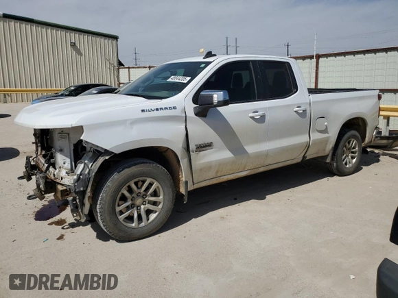 2019 Chevrolet Silverado 1500 LT with VIN 1GCRWCED2KZ325508, listed as a Copart auction lot 48844205 with 95,644 mi miles and Salvage Title. Bid and sale history available at DreamBid. Image 1.