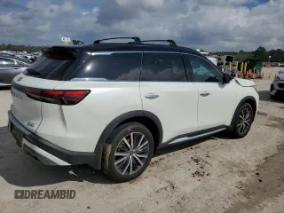 2023 Infiniti QX60 Autograph with VIN 5N1DL1HU4PC368286, listed as a Copart auction lot 44246645 with 32,467 mi miles and Salvage title. Bid and sale history available at DreamBid. Image 3.