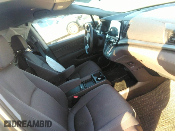 2022 Honda Odyssey EX with VIN 5FNRL6H59NB019950, listed as a IAAI auction lot 42070655 with 24,863 mi miles and . Bid and sale history available at DreamBid. Image 5.