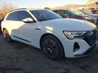 2024 Audi Q8 e-tron Premium Plus with VIN WA15AAGE3RB026484, listed as a IAAI auction lot 41238384 with 16,669 mi miles. Bid and sale history available at carsss.com. Image 1.