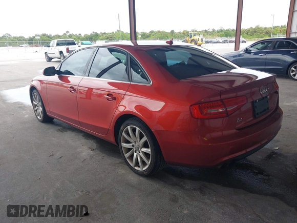 2013 Audi A4 Premium Plus z VIN WAUFFAFL1DA096394, wystawiony jako IAAI lot #42235725 z przebiegiem 87 369 mil mil oraz . Historia ofert i sprzedaży dostępna na DreamBid. Obrazek 3.