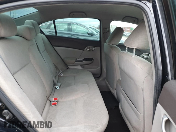2012 Honda Civic LX with VIN 19XFB2F57CE069900, listed as a Copart auction lot 51695095 with 156,382 mi miles and Salvage Title. Bid and sale history available at DreamBid. Image 10.