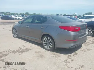 2014 Kia Optima SXL Turbo with VIN 5XXGR4A66EG299014, listed as a IAAI auction lot 42359381 with 150,027 mi miles and . Bid and sale history available at DreamBid. Image 3.