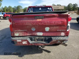 2020 Chevrolet Silverado 1500 Custom with VIN 1GCRWBEH0LZ311492, listed as a Copart auction lot 87042804 with 112,551 mi miles and Salvage Title. Bid and sale history available at carsss.com. Image 6.
