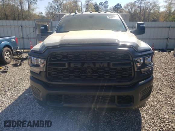2024 Ram 2500 Tradesman with VIN 3C6MR5AJ2RG251257, listed as a Copart auction lot 50943035 with 7,128 mi miles and Salvage title. Bid and sale history available at DreamBid. Image 5.