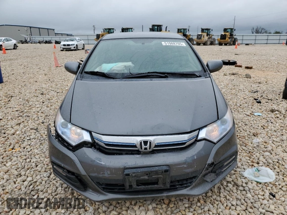 2013 Honda Insight with VIN JHMZE2H35DS005495, listed as a Copart auction lot 51988705 with 66,033 mi miles and Salvage title. Bid and sale history available at DreamBid. Image 5.