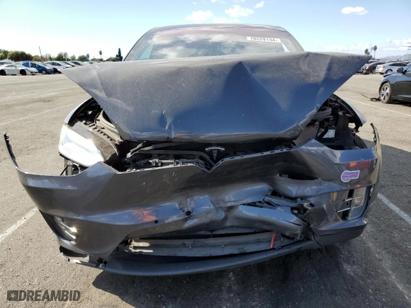 2019 Tesla Model X P100D with VIN 5YJXCBE45KF180822, listed as a Copart auction lot 78529134 with NaN miles and Salvage Title. Bid and sale history available at carsss.com. Image 5.