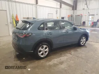 2023 Honda HR-V LX with VIN 3CZRZ2H31PM745770, listed as a Copart auction lot 43449055 with 29,420 mi miles and Salvage title. Bid and sale history available at DreamBid. Image 3.