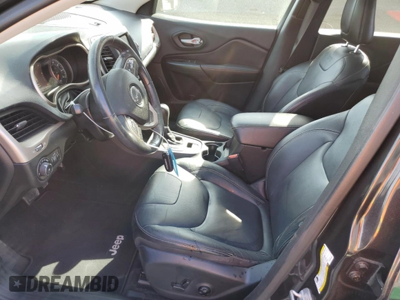 2015 Jeep Cherokee Limited with VIN 1C4PJLDS4FW678460, listed as a Copart auction lot 50733465 with 70,015 mi miles and Salvage Title. Bid and sale history available at DreamBid. Image 7.
