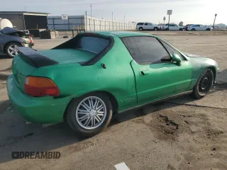 1993 Honda del Sol Si with VIN JHMEH6262PS016670, listed as a Copart auction lot 85052364 with 214,846 mi miles and Salvage Title. Bid and sale history available at carsss.com. Image 3.