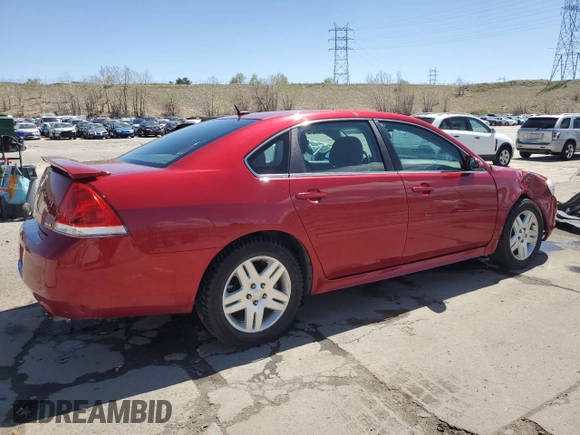 2013 Chevrolet Impala LT with VIN 2G1WB5E3XD1160961, listed as a Copart auction lot 53717505 with 159,750 mi miles and Salvage Title. Bid and sale history available at DreamBid. Image 3.