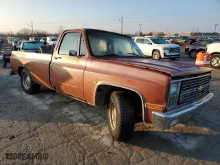 1982 Chevrolet Pickup with VIN 2GCDC14H4C1185631, listed as a Copart auction lot 85757024 with 94,591 mi miles and Salvage Title. Bid and sale history available at carsss.com. Image 4.