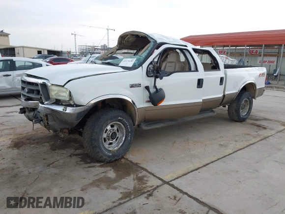 2003 Ford F-250 XL with VIN 1FTNW21P33EC43319, listed as a IAAI auction lot 42134289 with 115,305 mi miles and . Bid and sale history available at DreamBid. Image 2.