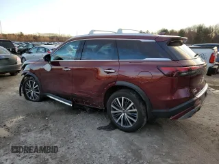 2023 Infiniti QX60 Sensory with VIN 5N1DL1GS4PC368742, listed as a Copart auction lot 84702134 with 24,542 mi miles and Salvage title. Bid and sale history available at DreamBid. Image 2.