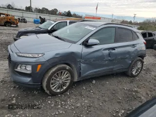 2020 Hyundai Kona SEL with VIN KM8K22AA1LU591356, listed as a Copart auction lot 42220135 with 52,026 mi miles and Salvage Title. Bid and sale history available at carsss.com. Image 1.