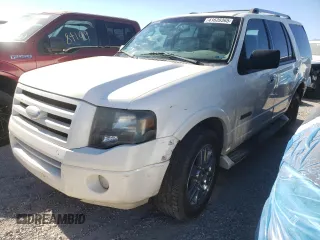 2007 Ford Expedition Limited with VIN 1FMFU19537LA97881, listed as a Copart auction lot 41628365 with 210,105 mi miles and Salvage Title. Bid and sale history available at carsss.com. Image 1.