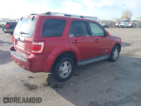 2008 Ford Escape Limited z VIN 1FMCU94128KB14215, wystawiony jako IAAI lot #41940027 z przebiegiem 116 434 mil mil oraz . Historia ofert i sprzedaży dostępna na DreamBid. Obrazek 4.