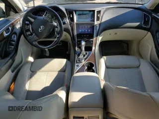 2014 Infiniti Q50 Premium with VIN JN1BV7AR2EM689221, listed as a Copart auction lot 46914095 with 113,015 mi miles and Salvage Title. Bid and sale history available at carsss.com. Image 8.