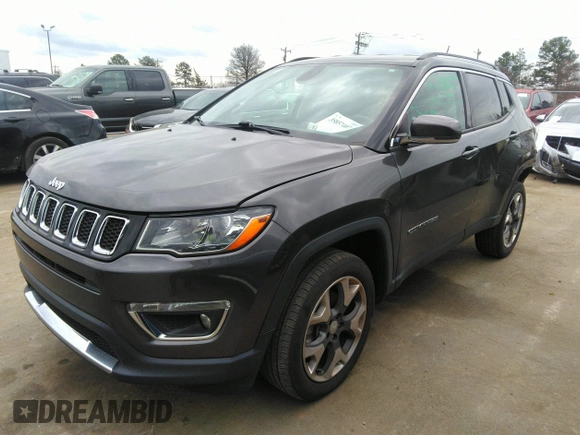2018 Jeep Compass Limited z VIN 3C4NJDCB9JT267097, wystawiony jako IAAI lot #35857407 z przebiegiem 58 328 mil mil oraz . Historia ofert i sprzedaży dostępna na DreamBid. Obrazek 2.