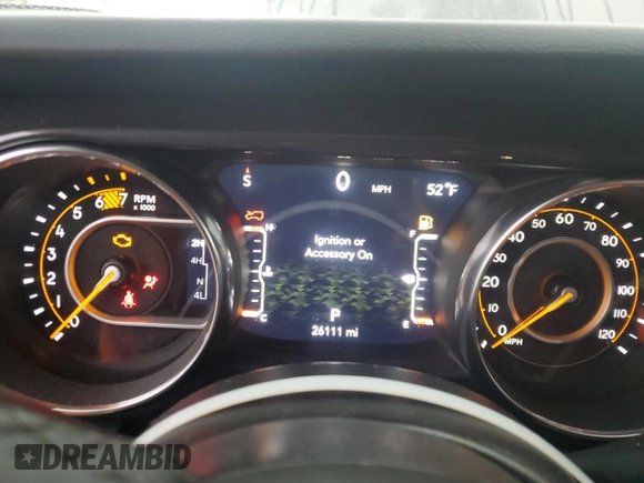 2023 Jeep Wrangler Sport S with VIN 1C4HJXDN6PW634600, listed as a Copart auction lot 85151924 with 26,111 mi miles and Clean Title. Bid and sale history available at DreamBid. Image 9.