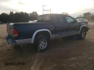 2002 Dodge Dakota SLT with VIN 1B7HG48N62S652764, listed as a Copart auction lot 85219384 with 0 mi miles and Salvage Title. Bid and sale history available at carsss.com. Image 3.