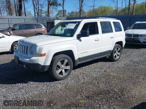 2016 Jeep Patriot High Altitude with VIN 1C4NJRFB6GD696544, listed as a IAAI auction lot 42134516 with 160,328 mi miles and . Bid and sale history available at DreamBid. Image 17.