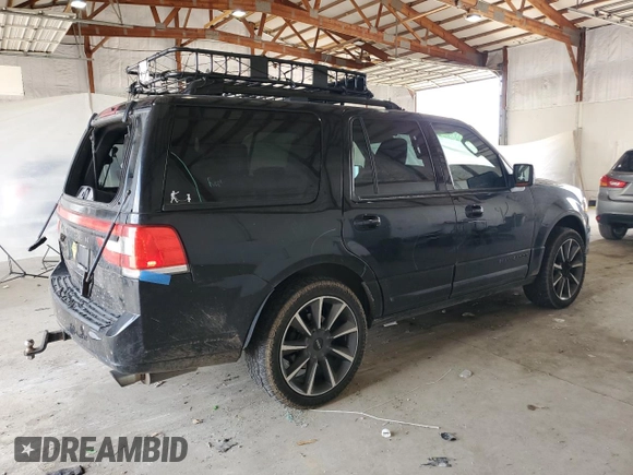 2017 Lincoln Navigator Reserve with VIN 5LMJJ2LT4HEL02529, listed as a Copart auction lot 58166845 with 145,091 mi miles and Salvage title. Bid and sale history available at DreamBid. Image 3.