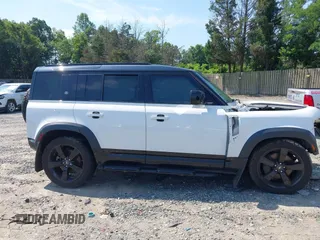 2021 Land Rover Defender with VIN SALE3ERU0M2038671, listed as a IAAI auction lot 42606135 with 79,051 mi miles and . Bid and sale history available at DreamBid. Image 14.