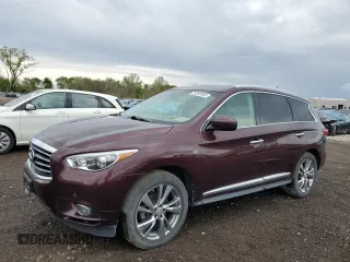 2014 Infiniti QX60 with VIN 5N1AL0MM8EC501163, listed as a Copart auction lot 55392845 with 119,097 mi miles and Salvage title. Bid and sale history available at DreamBid. Image 1.
