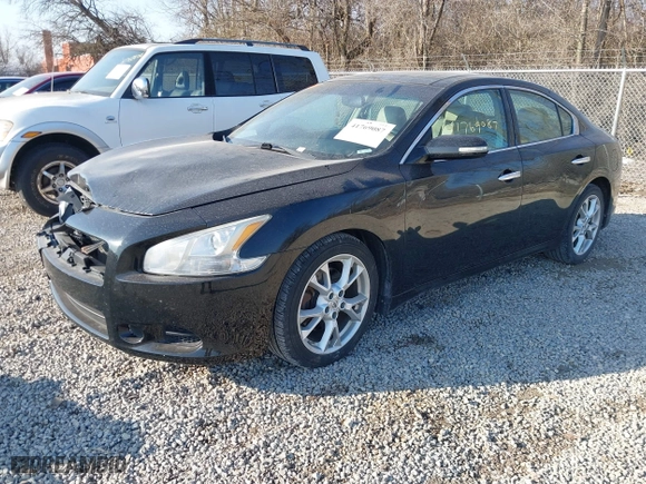 2012 Nissan Maxima 3.5 S with VIN 1N4AA5AP4CC841483, listed as a IAAI auction lot 41769087 with 187,600 mi miles. Bid and sale history available at carsss.com. Image 17.