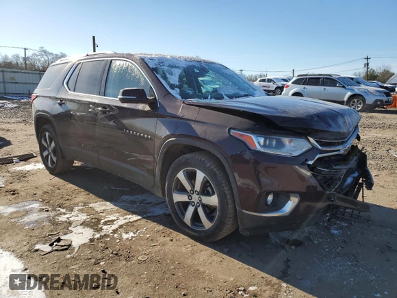 2018 Chevrolet Traverse LT Leather with VIN 1GNEVHKW3JJ118831, listed as a Copart auction lot 86182384 with 181,694 mi miles and Salvage Title. Bid and sale history available at carsss.com. Image 4.
